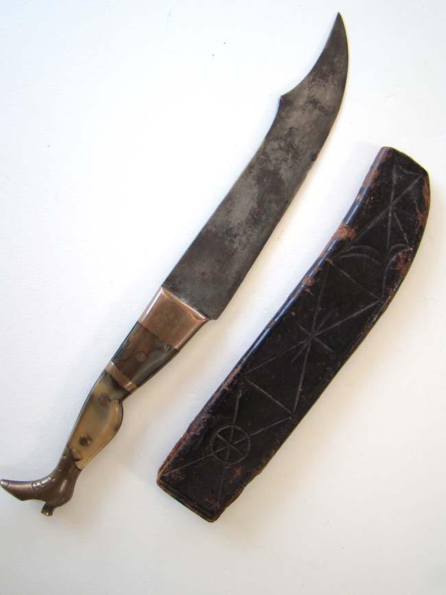 A Cowboy's "Gal's Leg" Bowie Knife circa 1860-1880. — image 2